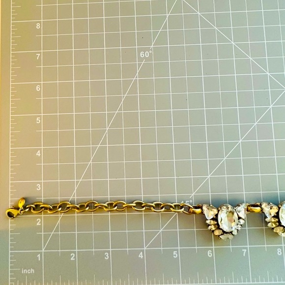 🔥 Vintage J. Crew Crystal Statement Necklace - Picture 10 of 16